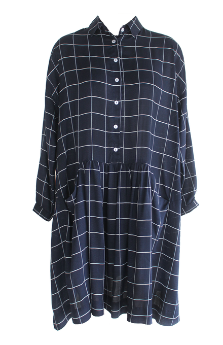 Geometric Shirt Dress