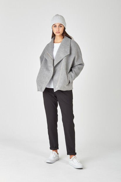 Grey clearance huffer jacket