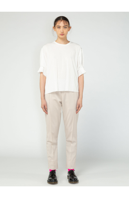 NOM*d Pleat Sleeve Tee