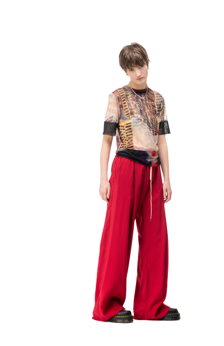 NOM*d red department trousers